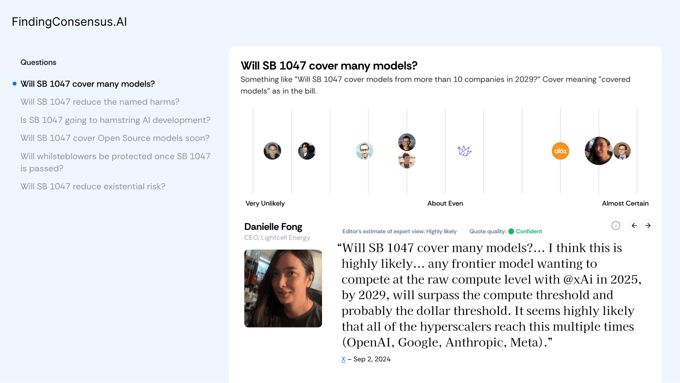 Finding Consensus screenshot
